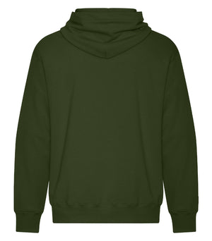 KOI KOI2250 Element CFF Pullover Hoodie back view - Dark Military Green