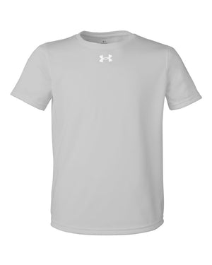 Under Armour 1377487 Mod Grey Light Heather/ White — front view