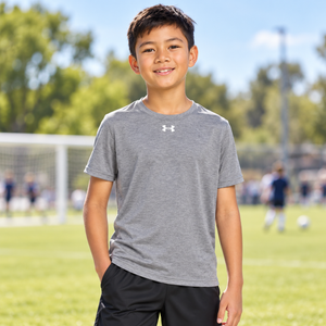 Under Armour 1377487 Mod Grey Light Heather/ White — premium lifestyle product photograph