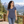 Gildan 5V00L women's V-neck T-shirt, mountain valley lifestyle - Heather Navy