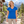Gildan 5V00L women's T-shirt, realistic mountain lifestyle 2 - Royal