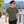 Gildan 5000 Heavy Cotton Unisex T-Shirt — Military Green, alternate lifestyle mockup 2