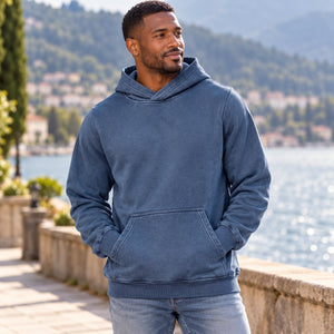CSW 24/7 L00450 vintage wash custom hoodie by Lucky Monkey