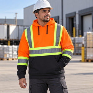 Hivis Long Haul Polyester Pullover Hoodie — premium lifestyle photography