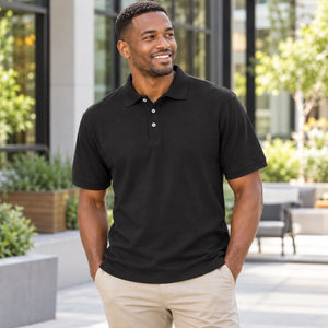Soft Touch Polo — premium lifestyle photography