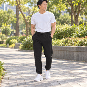 Fleece Sweatpants — premium lifestyle photography