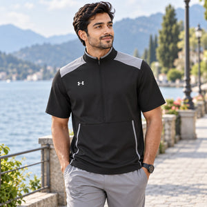 Motivate 3.0 Short Sleeve Half-Zip — premium lifestyle photography