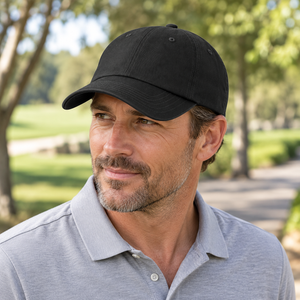 Lucky Monkey Apparel Under Armour - Team Chino Cap in Black, lifestyle view