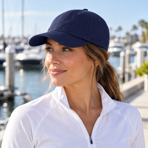 Lucky Monkey Apparel Under Armour - Team Chino Cap in Navy, lifestyle view