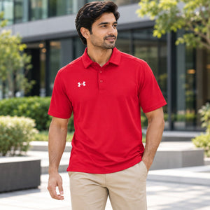 Tech™ Polo — premium lifestyle photography