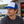 Valucap VC700 Foam Mesh-Back Trucker Cap in White/Royal, lifestyle view