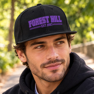 Forest Hill - Classic Unisex Cap — premium lifestyle photograph with original Forest Hill design