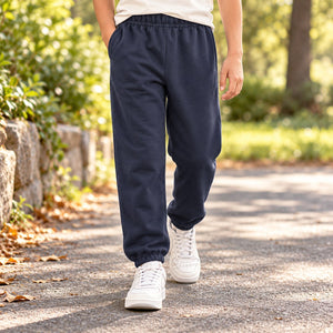 Gildan 18200B Heavy Blend™ Youth Sweatpants — blank garment in a lifestyle setting