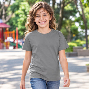 Gildan 8000B DryBlend® Youth T-Shirt — blank garment in a lifestyle setting