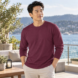 Heavy Cotton™ Long Sleeve T-Shirt — premium lifestyle photography