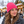 CSW 24/7 H08002 Blaze Acrylic Knit Cuff Toque in Intense Pink — winter lifestyle mockup