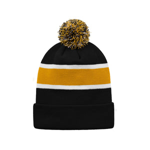 CX2 H08080 Hat Trick toque in Black/Gold/White — product photo