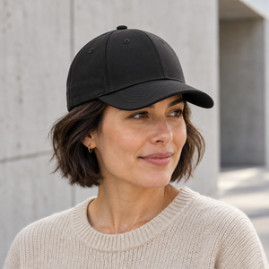 KOI® KOI® Matte Snapback Cap – KOI1835 in Onyx, lifestyle view