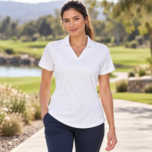 Puma Golf 631050 Women's Icon Polo 2.0 — undecorated garment in a premium lifestyle setting