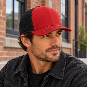 Richardson 112 Snapback Trucker Cap — premium lifestyle mockup 2