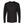 M&O 3520 Poly-Blend Long Sleeve T-Shirt in Black, front view