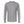 M&O 3520 Poly-Blend Long Sleeve T-Shirt in Heather Grey, front view