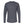 M&O 3520 Poly-Blend Long Sleeve T-Shirt in Heather Navy, front view