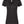 M&O 3542 Women's Deluxe Blend V-Neck T-Shirt in Black, supplier front view