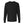 M&O 4501 Fine Jersey Long Sleeve T-Shirt in Fine Black, front view