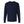 M&O 4501 Fine Jersey Long Sleeve T-Shirt in Fine Navy, front view