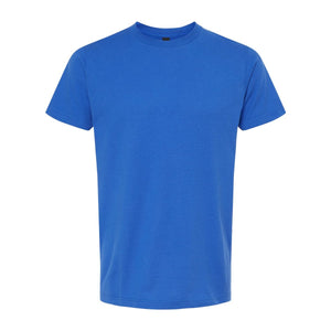 M&O 4502 Fine Jersey T-Shirt in Royal, front view