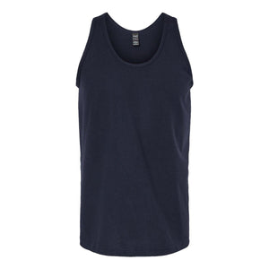 M&O 4505 Fine Jersey Tank Top in Fine Navy, front view