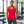 M&O 4505 Fine Jersey Tank Top in Fine Red, lifestyle view