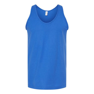 M&O 4505 Fine Jersey Tank Top in Royal, front view