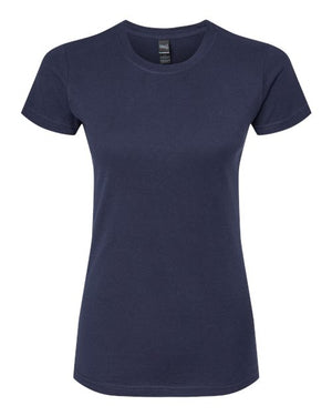 M&O 4513 Women's Fine Jersey T-Shirt in Fine Navy, supplier front view