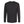 M&O 4820 Unisex Gold Soft Touch Long Sleeve T-Shirt in Black, front view