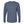 M&O 4820 Unisex Gold Soft Touch Long Sleeve T-Shirt in Heather Navy, front view