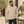 M&O 4820 Unisex Gold Soft Touch Long Sleeve T-Shirt, Sand lifestyle view
