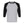M&O 5540 Raglan Three-Quarter Sleeve Baseball T-Shirt in Sport Grey / Black, front view