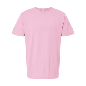 M&O 6500M Unisex Vintage Garment-Dyed T-Shirt in Blossom, front view