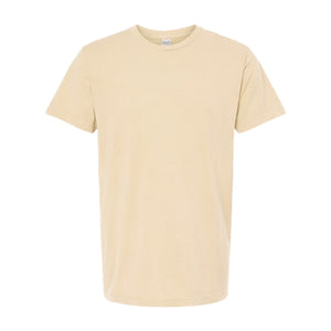 M&O 6500M Unisex Vintage Garment-Dyed T-Shirt in Ivory, front view
