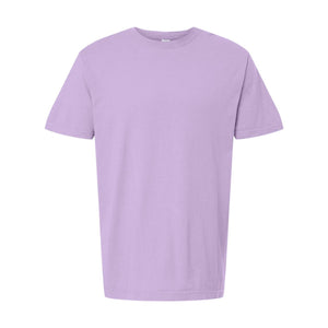 M&O 6500M Unisex Vintage Garment-Dyed T-Shirt in Orchid, front view
