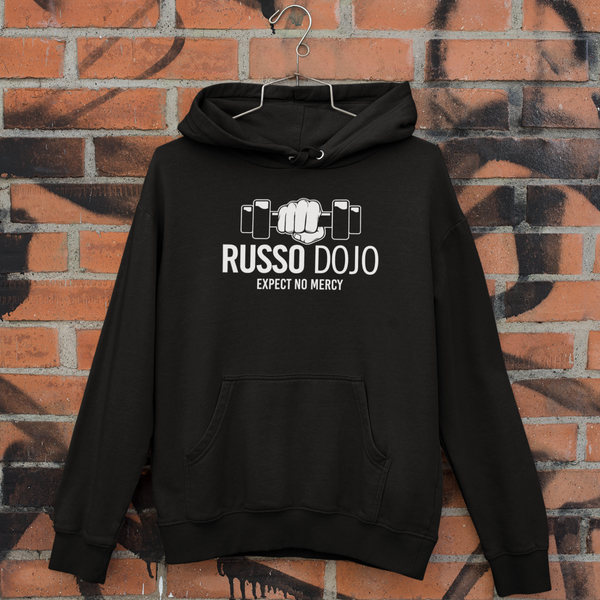 Embroidered Russo Dojo - Expect No Mercy Unisex Pullover Hoodie