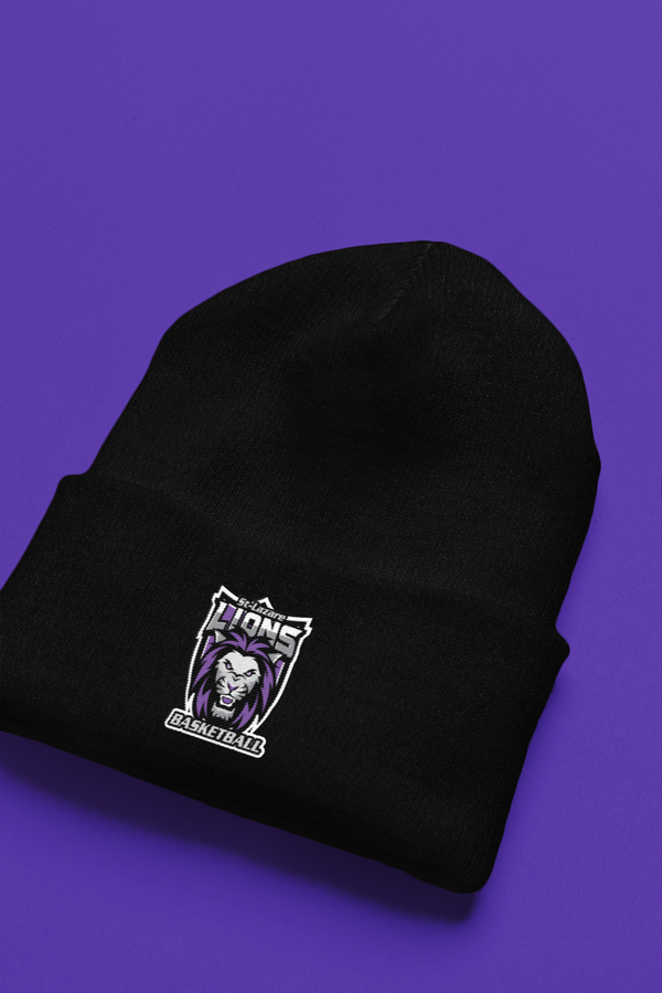 St-Lazare Lions Basketball - Embroidered Cuffed Beanie Toque