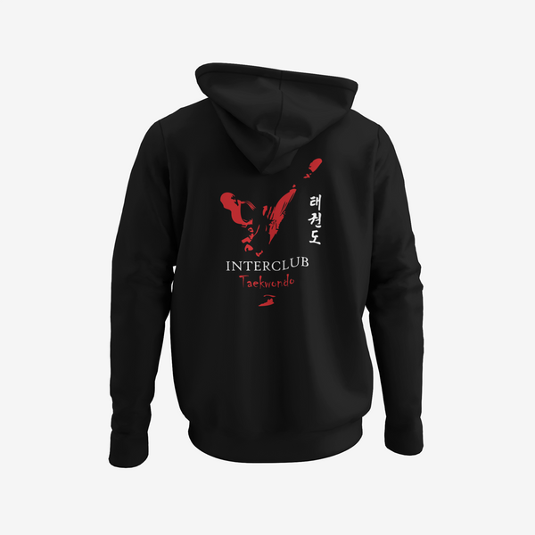 Interclub Taekwondo - Sweat à capuche zippé unisexe 