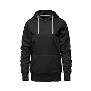 Muskoka Trail L00661 Cedar Point ladies pullover hoodie front view - Black