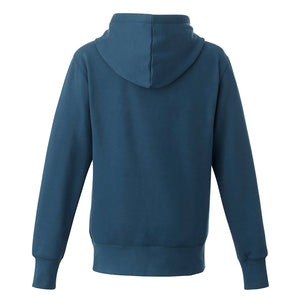 Muskoka Trail L00661 Cedar Point ladies pullover hoodie back view - Blue