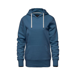 Muskoka Trail L00661 Cedar Point ladies pullover hoodie front view - Blue