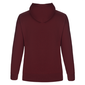 Muskoka Trail L00661 Cedar Point ladies pullover hoodie back view - Burgundy