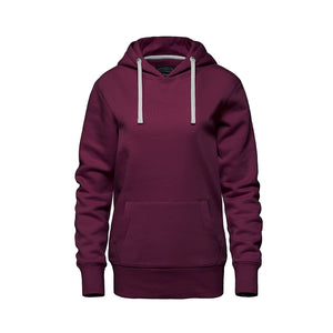 Muskoka Trail L00661 Cedar Point ladies pullover hoodie front view - Burgundy